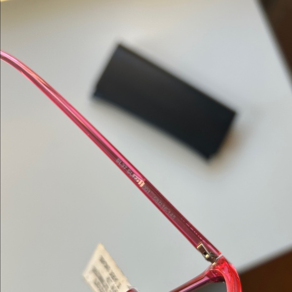 Saint Laurent Pink Sunglasses with Black Case main image 4